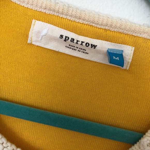 Anthropologie Size M Yellow cardigan. - Picture 2 of 3